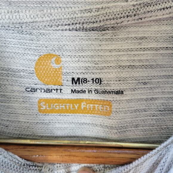 Carhartt Norwalk Hoodie Womens Medium Gray Sweatshirt Pullover Slightly Fitted - Picture 3 of 8